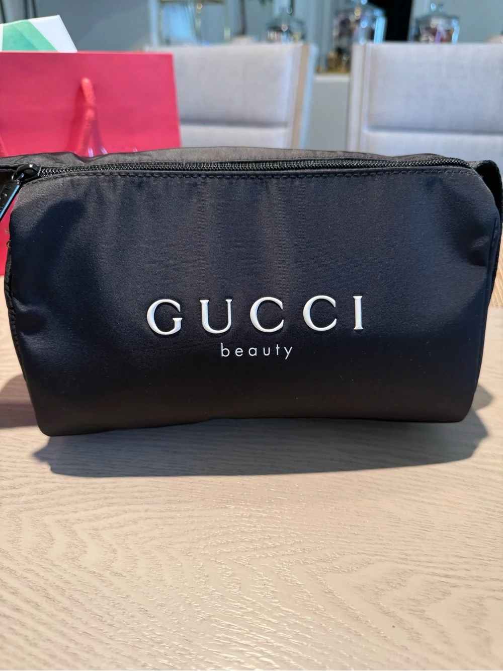 Gucci Black dopp kit